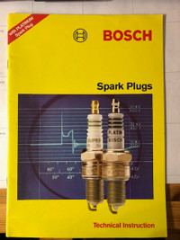 Book livre ' Bosch spark Plugs technical instruction