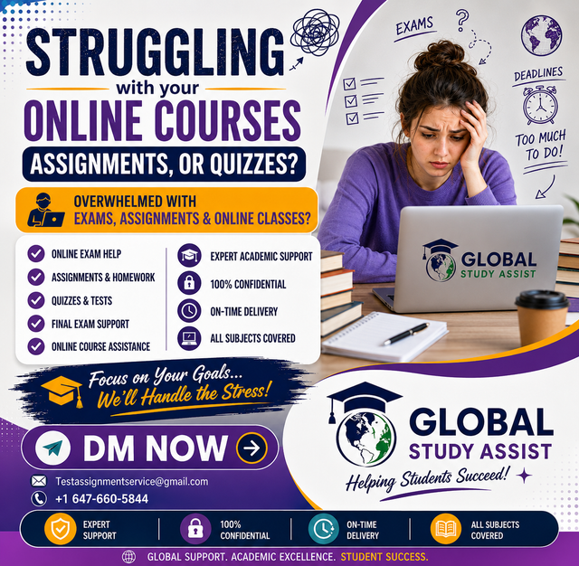 Professional Online Course and Assignment Help498581183640391680