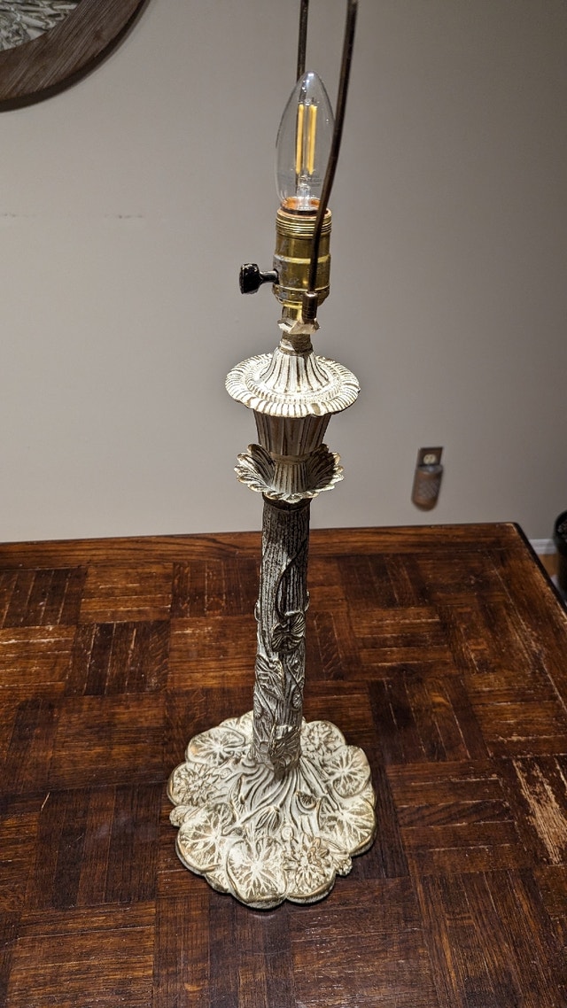 Vintage GIM 3293 Tiffany style table lamp Indoor Lighting & Fans