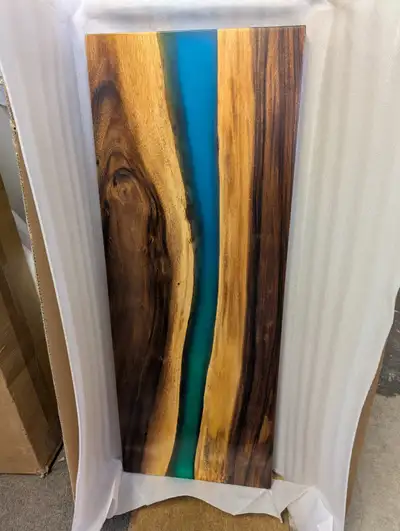BRAND NEW River Epoxy Table / Tabletop (48” x 18"), View more