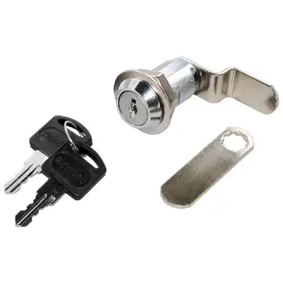 Cam lock 19mm x 30mm chrome BP140100140 brand new / serrure came, View more