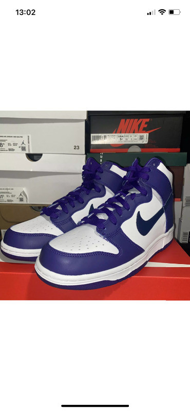 Nike dunk  high electro purple midnight navy dans Femmes - Chaussures  à Laval/Rive Nord - Image 3
