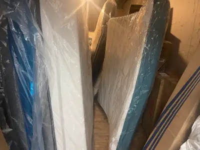 Brand New Double Memory Foams $250 Box Spring $99, View more