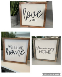 Home Wood Signs