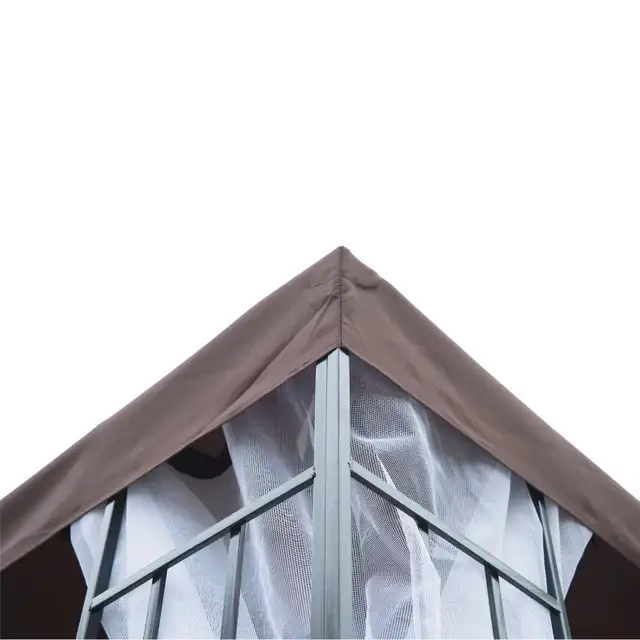 Coffee patio 10'x10' Garden Gazebo Canopy Portable Party  in Patio & Garden Furniture in Markham / York Region - Image 10