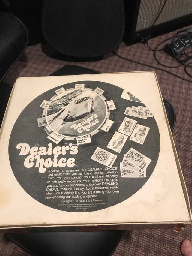 1970 dealers choice board game in Arts & Collectibles in Summerside - Image 2