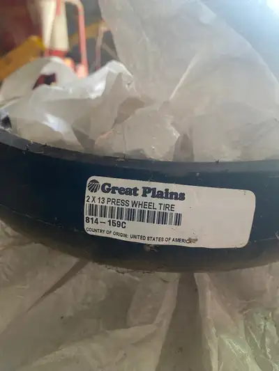 I have brand new belts included a rotor belt also 5 new never used press wheels $250 for all 5 wheel...