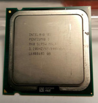 Intel Pentium D 940 SL94Q SL95W SL8WQ Dual Core CPU 3.20GHz 800M