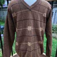 Vintage Grandpa Wool Sweater