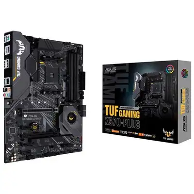 ASUS TUF Gaming X570-Plus (Wi-Fi) ATX AM4 Motherboard - NEW IN BOX Its equipped with an AMD AM4 sock...