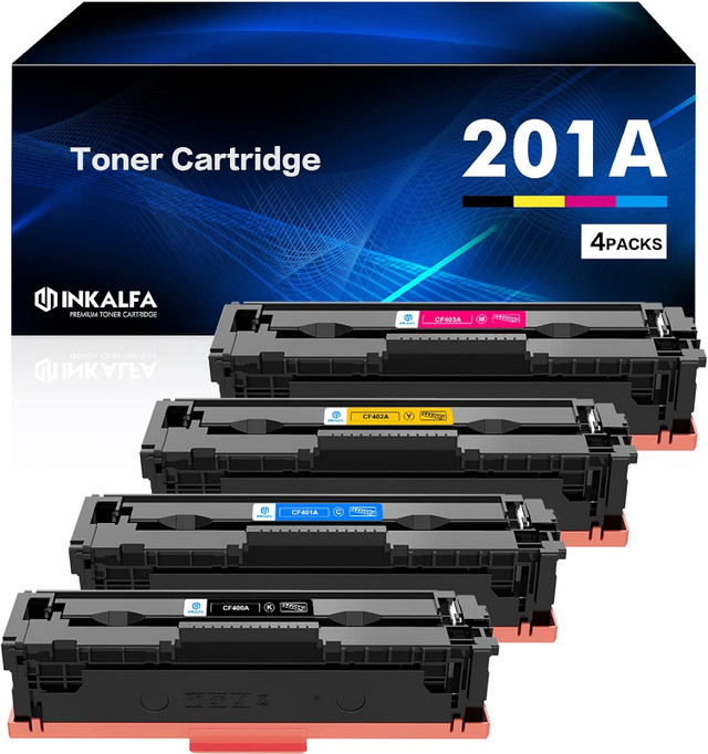 201X 201A Toner Cartridges 4 Pack, BNIB in Printers, Scanners & Fax in City of Toronto