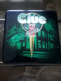Clue 50th anniversary edition board game tin box