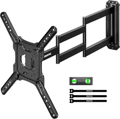 New MonTEK Long Arm TV Wall Mount for Most 23-65 Inch TVs, View more