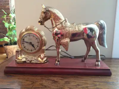 Vintage Horse Clock, View more