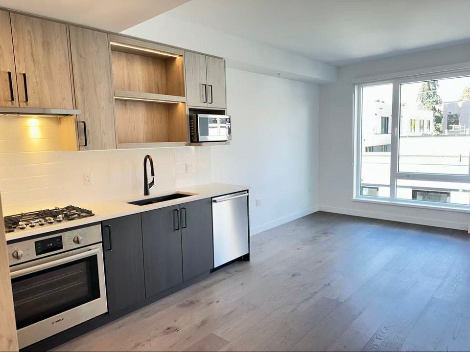 Bright 1 Bed + Den at Park Langara, Furnished, Pet Friendly 5