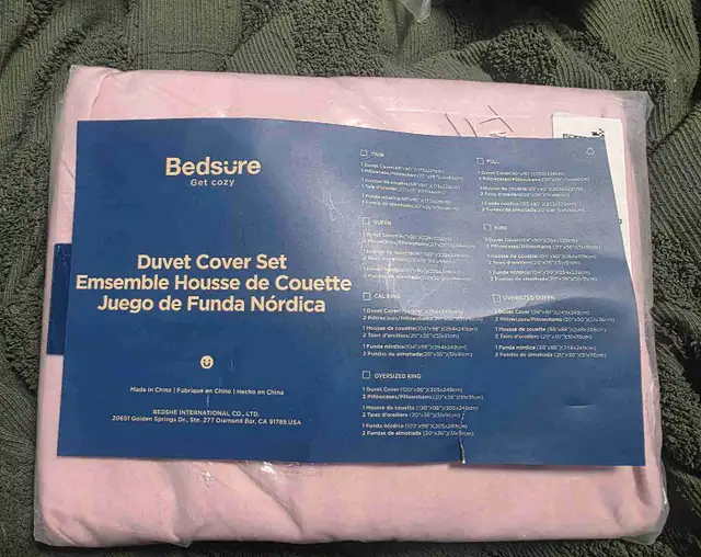 Bedsure Duvet Cover Set in Bedding in Mississauga / Peel Region - Image 2