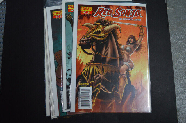 dynamite comics Red Sonja she devil with a sword 34-39 in Comics & Graphic Novels in Oshawa / Durham Region - Image 2