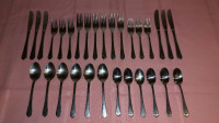 Stainless Steel kitchen cutlery - service for 6