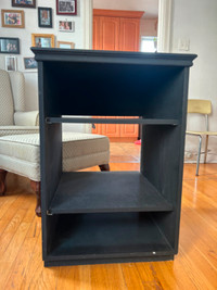 Black Wooden Shelving Unit