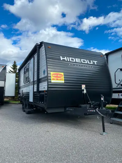 2025 Keystone Hideout Sport 230MBBH — Family Travel Trailer Sleeps 7. Only 3,900 lbs. Tows with most...