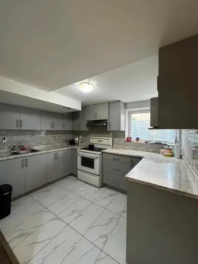 one space available in a shared basement immediately