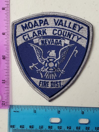 Moapa valley clark county Navada fire district patch las Vegas