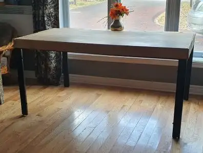 Wood desk, View more