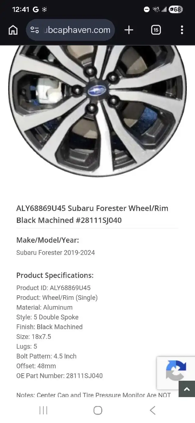 subaru 18 inch wheels and pirelli tires in Tires & Rims in Bedford - Image 9