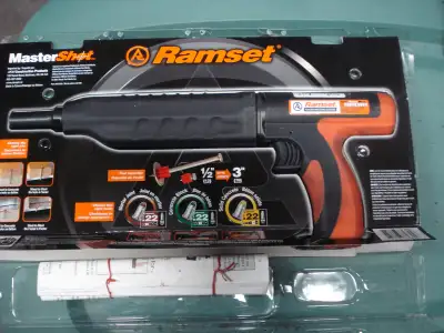 Ramset Master Shot. 22 calibre. No powder loads included. .. actual tool shown. Tool only....asking...