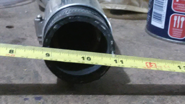 SNAZZY STAINLESS STEEL TOP RAD HOSE 12" in Engine & Engine Parts in Belleville - Image 3