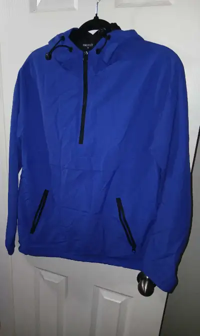 Forever 21 Men's Blue Anorak Jacket - Size Small, View more