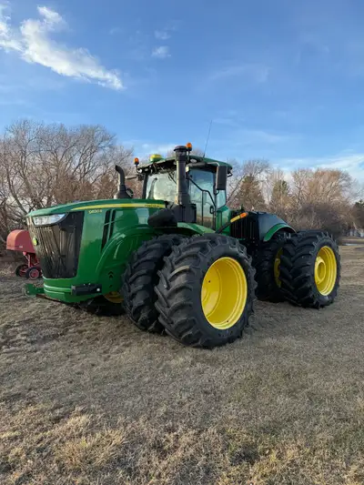 2019 John Deere 9520R 800/46 LSW tires 1000 PTO 5 hydraulic outlets big pump Hydro cushion front axe...