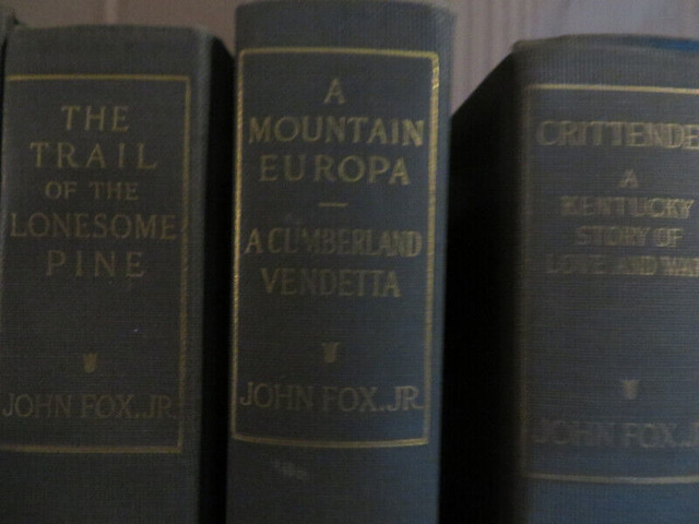 John Fox Jr. 6 Volume set 1909 dans Ouvrages de fiction  à Longueuil/Rive Sud - Image 3