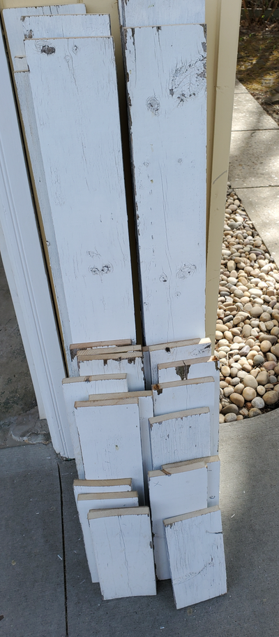 SOME ARE GONE - FEWER THAN IN PHOTO one or two are approx 48"x5.5" and many approx 24"x5.5" Take wha...