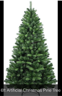 Artificial Christmas Pine Tree with Lights