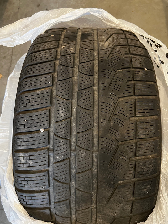 4 Pirelli Winter Tires - 255/40r20 Front & 285/35r20 Rear - 6/32 in Tires & Rims in Calgary