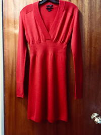 Armani Exchange Robe Laine Merino Wool Dress Medium