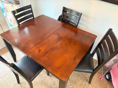 Dinning room table and chairs, View more