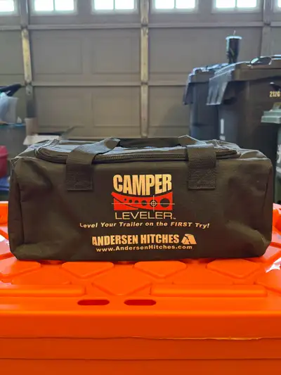Camper leveler with carry bag for storing