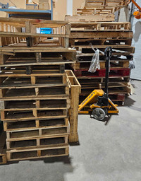 Free pallets for anybody, ready for pick up