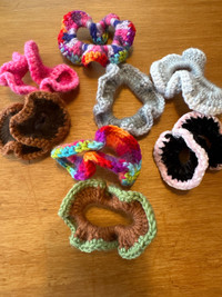 Crocheted Scrunchies