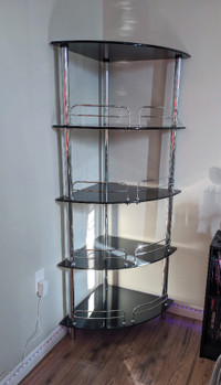 Elegant tall shelf