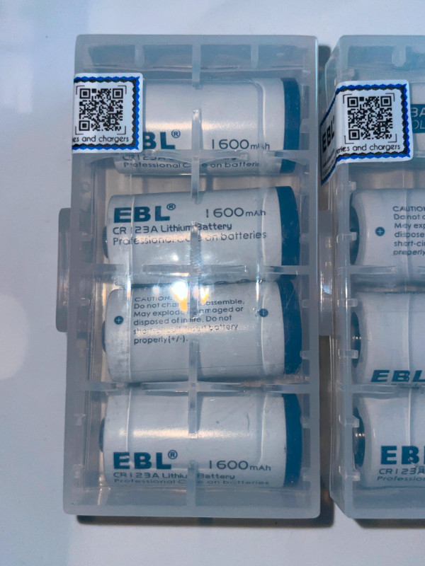 CR123A 3V 1600 mAh Lithium Battery 16 Pack Brand New Sealed in General Electronics in Strathcona County - Image 3