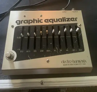 EHX Graphic Equalizer Vintage 70s FX Pedal, View more