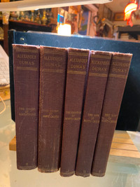 5 Books by Alexander Dumas 1902