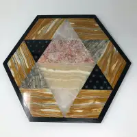 Marble Agate Chinese Checker Board