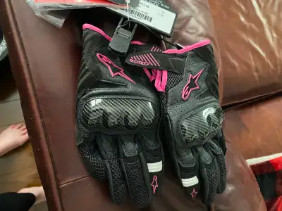 NEW ALPINESTARS WOMEN'S STELLA SMX-1 AIR V2 GLOVES SIZE SMALL