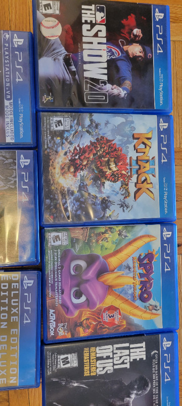PS4 GAMES TRADE EXCHANGE KNACK NBA MLB FIFA VR in Sony Playstation 4 in Mississauga / Peel Region - Image 2