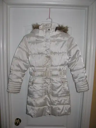 Hawke & Co White Puffer Coat - Girls, View more