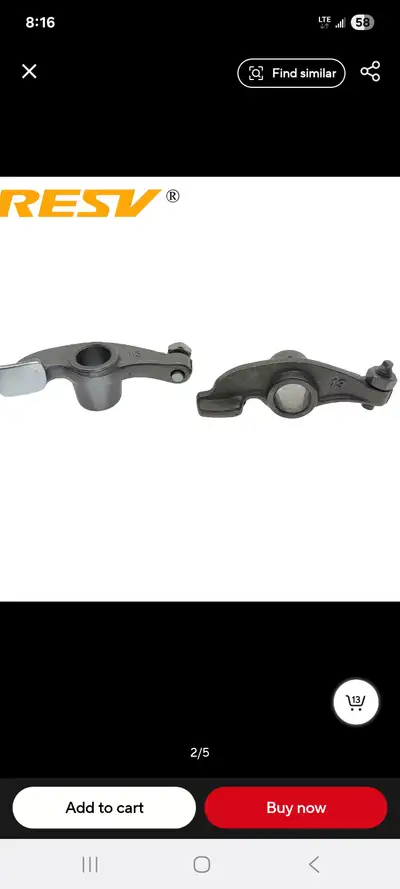 1 set , new in sealed bag , used in many kawasaki over head valve 4 stroke engines, cross reference...
